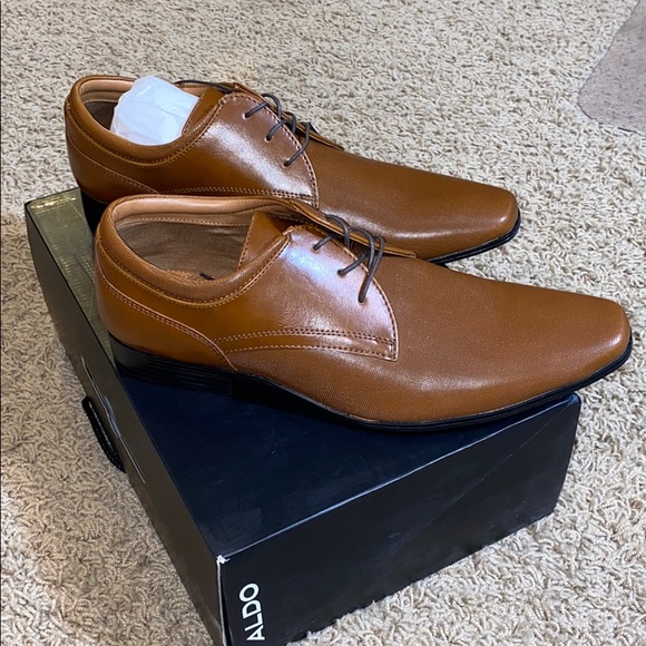 Men’s Aldo dress shoes in caramel color size 9.5 main image 4